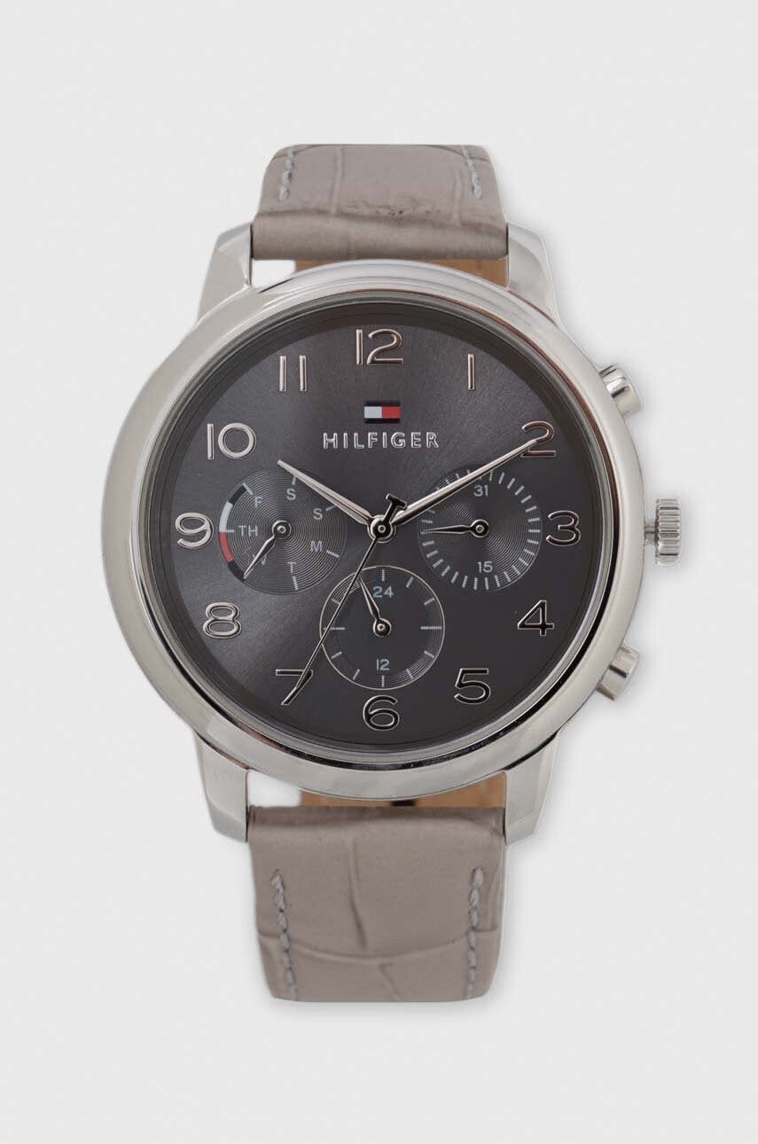 Ρολόι Tommy Hilfiger χρώμα: γκρι