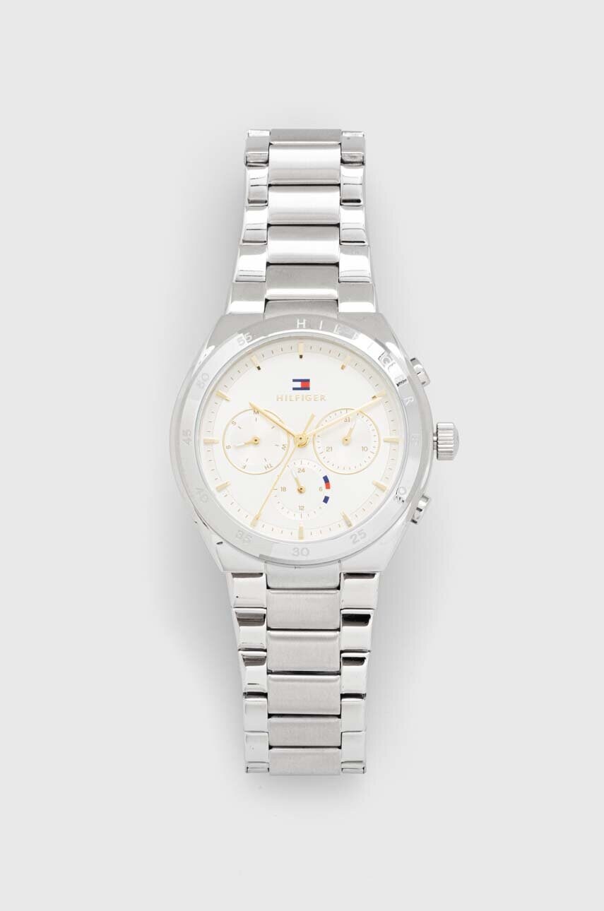 

Часы Tommy Hilfiger женский цвет серебрянный