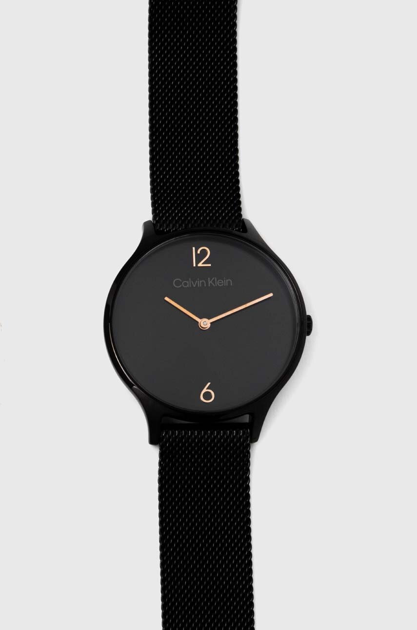 

Часовник Calvin Klein 25200004 дамски в черно, Черен