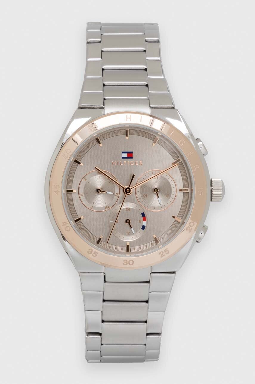 

Годинник Tommy Hilfiger жіночий колір срібний