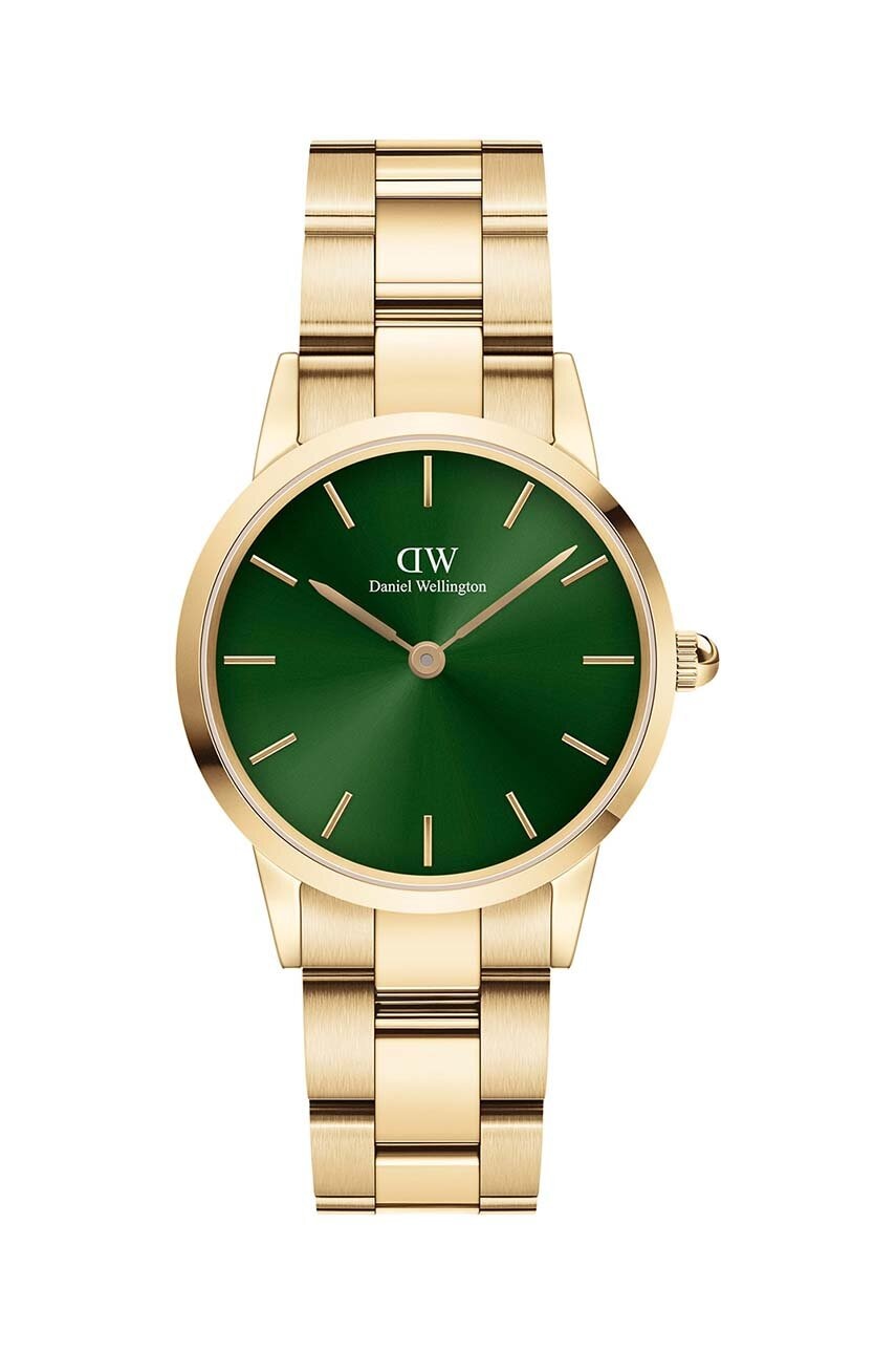 Levně Hodinky Daniel Wellington Iconic Link Emerald zlatá barva