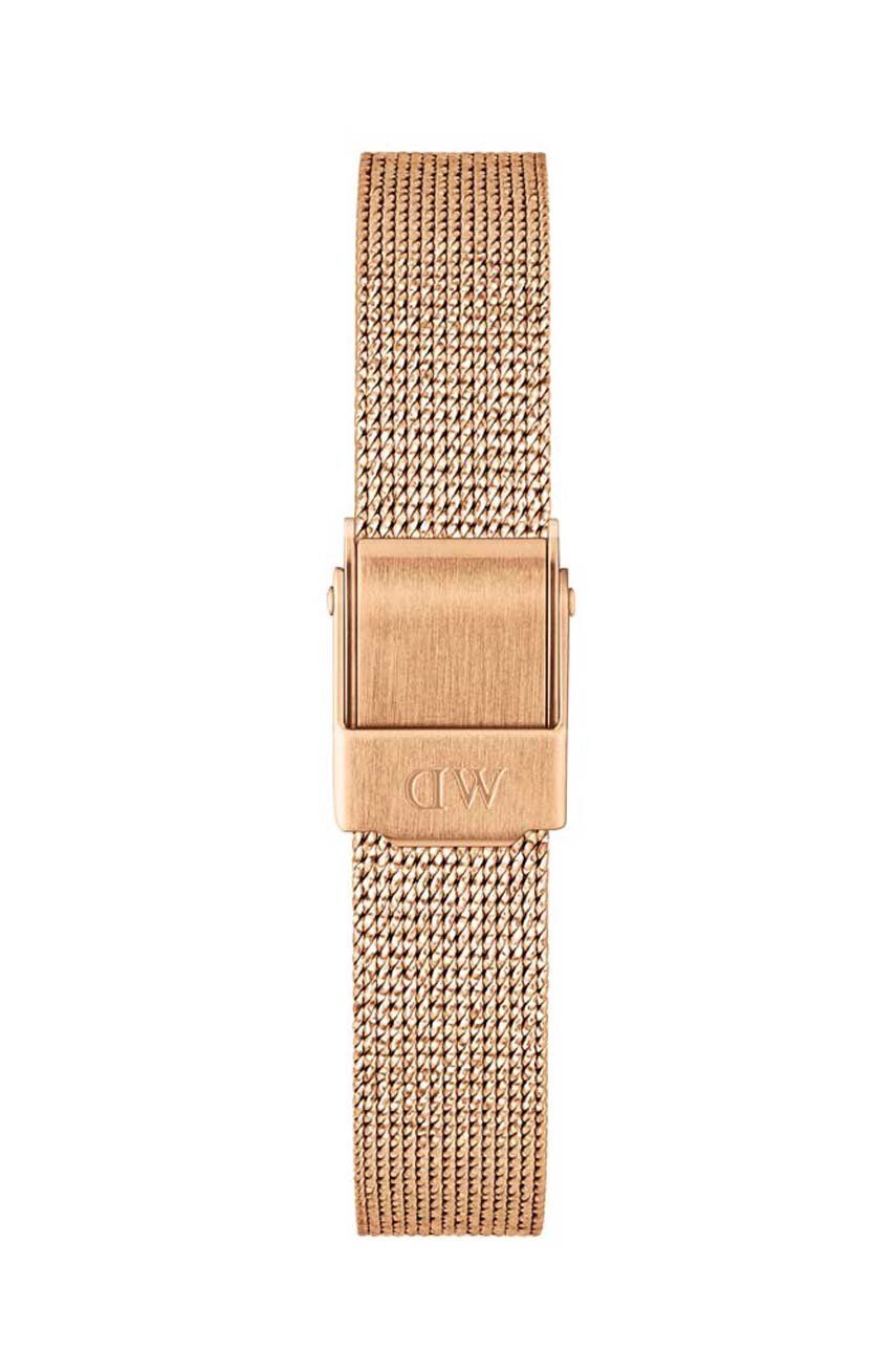 E-shop Řemínek na hodinky Daniel Wellington Quadro Petite Pressed Melrose Rose zlatá barva