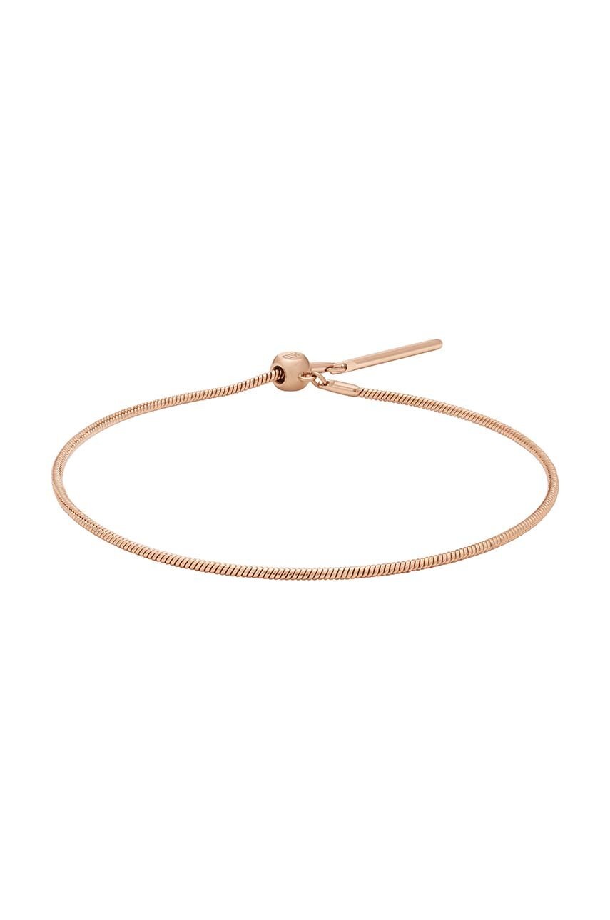 

Гривна Daniel Wellington Charm Snake Bracelet дамска, Розов