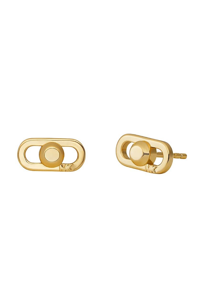 

Сребърни обици Michael Kors, Злато