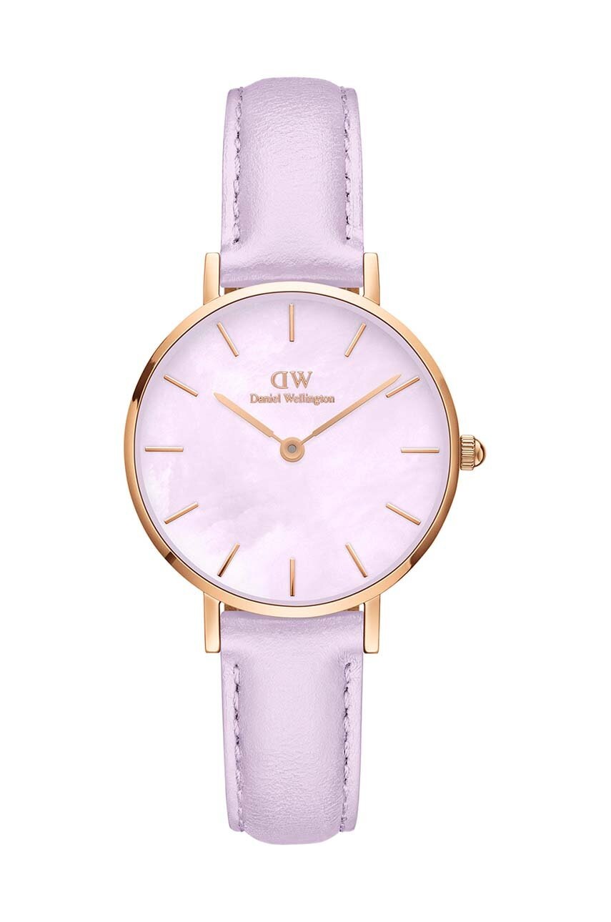 Daniel Wellington ceas Petite Lavender femei, culoarea violet