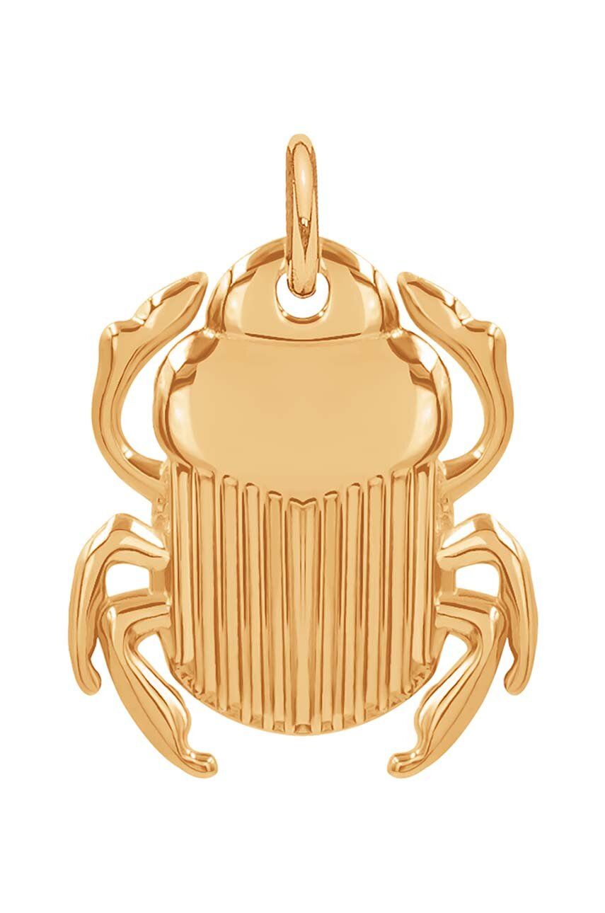 Lilou pandantiv placat cu aur Skarabeusz