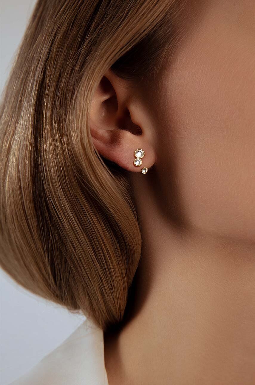 Επιχρυσωμένα σκουλαρίκια Lilou Sparkling φωτογραφία