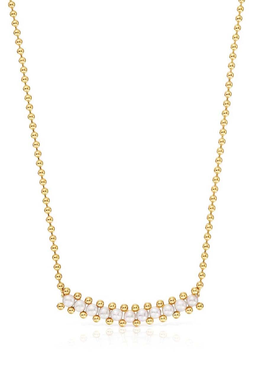 Tous colier din argint placat cu aur 1004110000