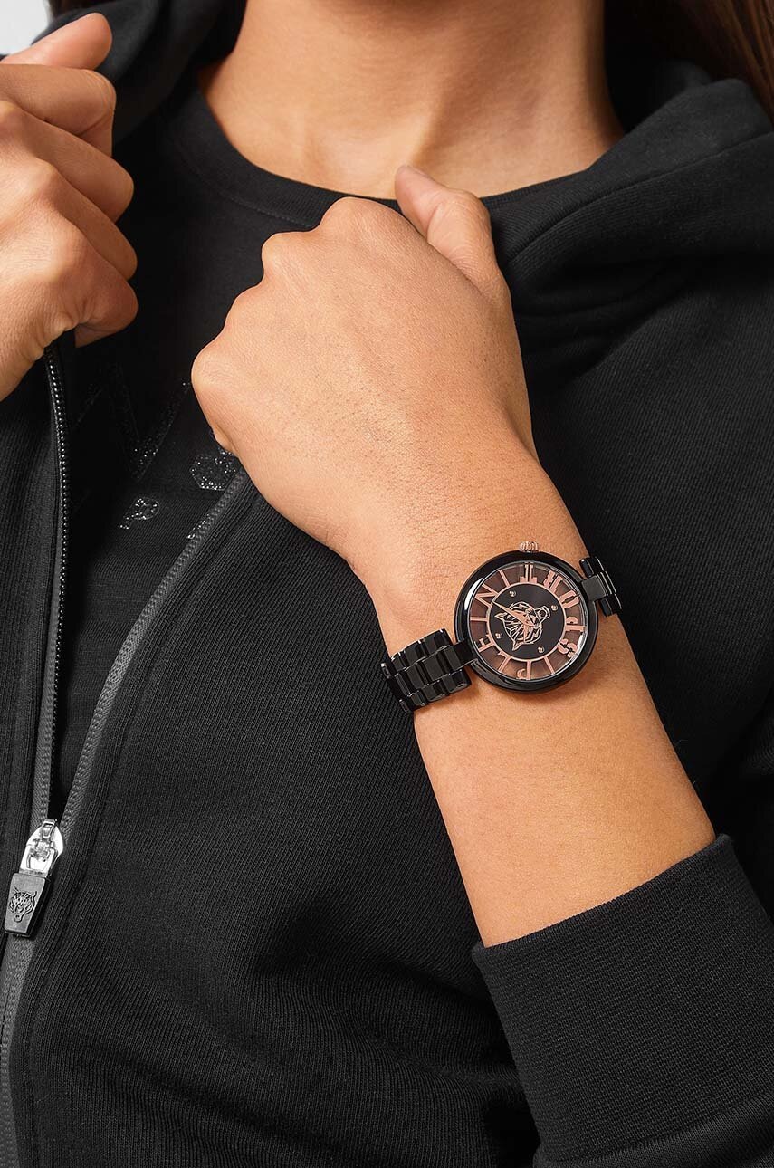 Ρολόι PLEIN SPORT χρώμα: μαύρο φωτογραφία