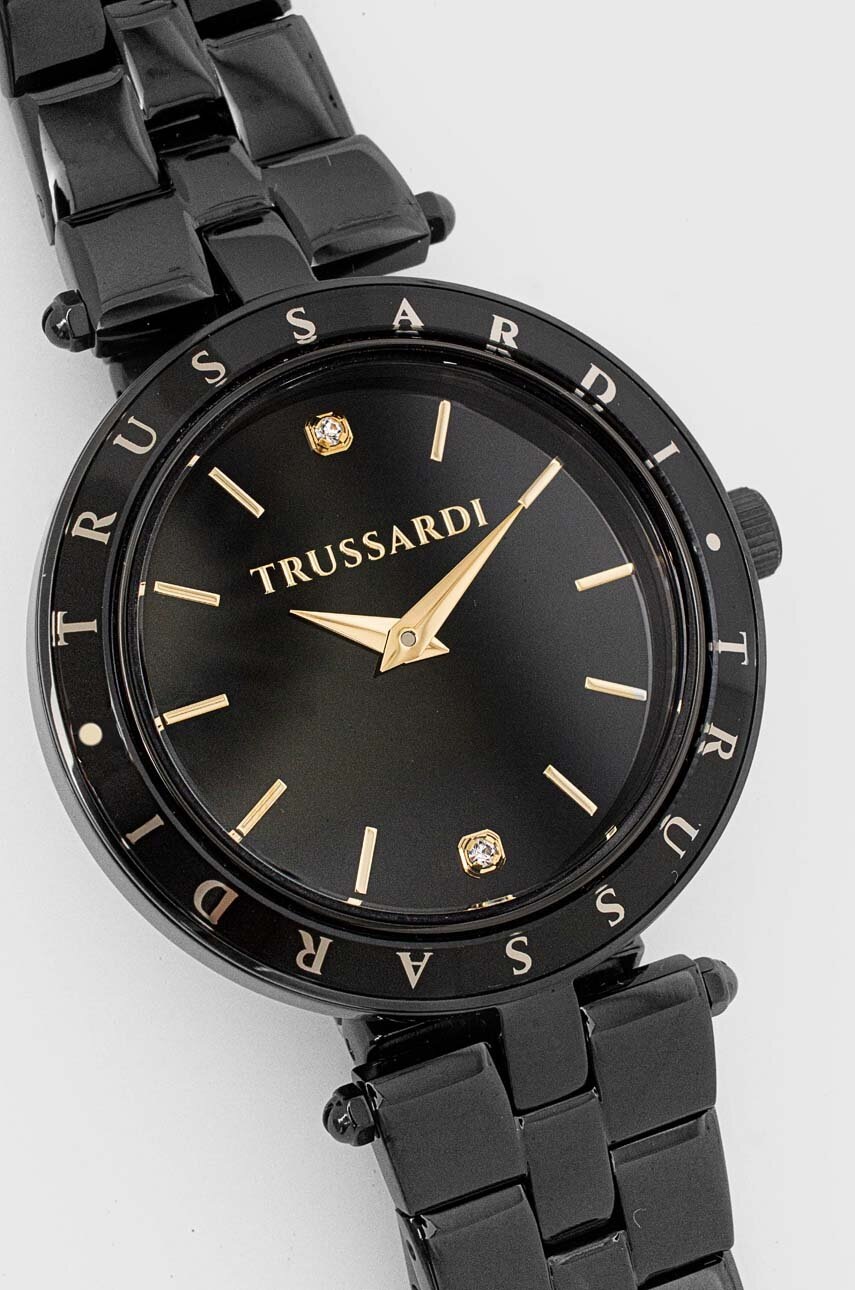 

Часовник Trussardi дамски в черно R2453145513, Черен