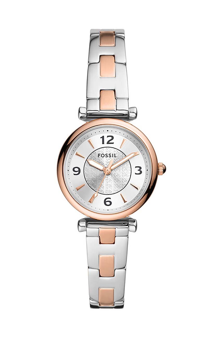 

Часовник Fossil дамски в сребристо ES5201, Сребърен