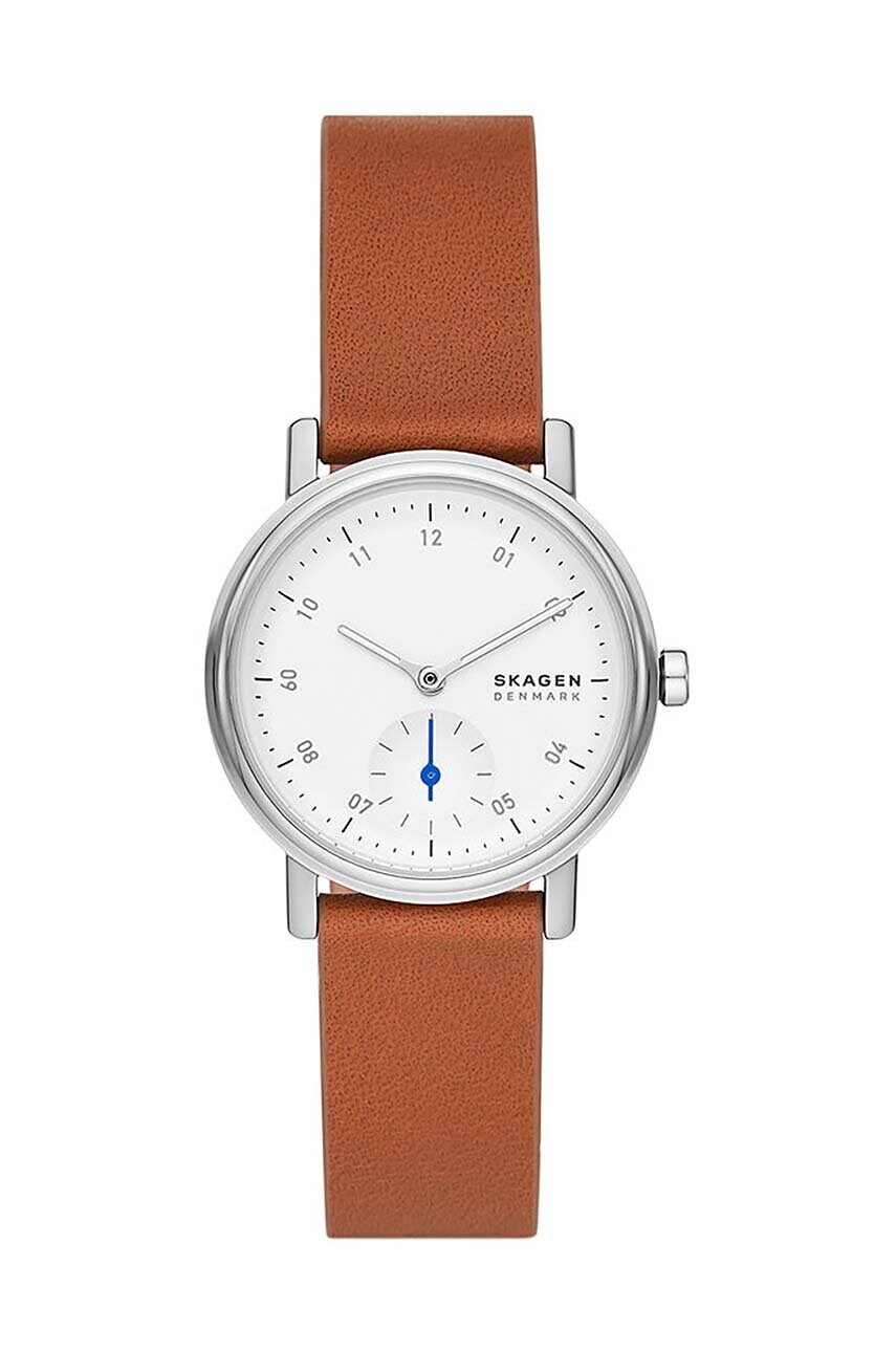 Skagen ceas Kuppel Lillie femei, culoarea maro, SKW3103