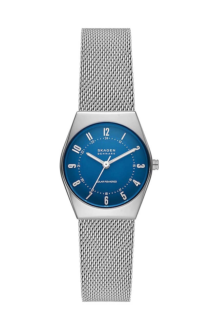 Skagen ceas femei, culoarea argintiu, SKW3080 Skagen ceas femei, culoarea argintiu, SKW3080