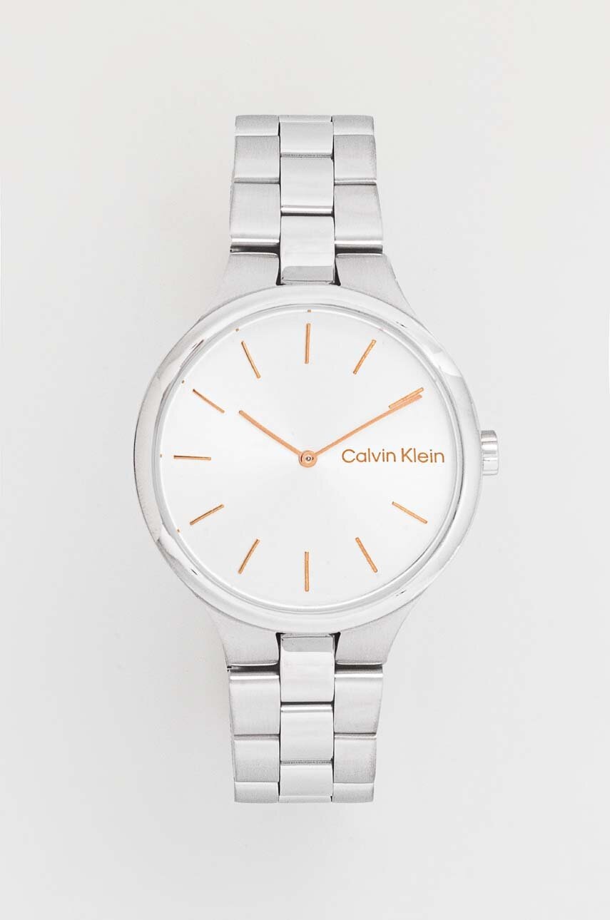 

Часовник Calvin Klein дамски в сребристо 25200128, Сребърен