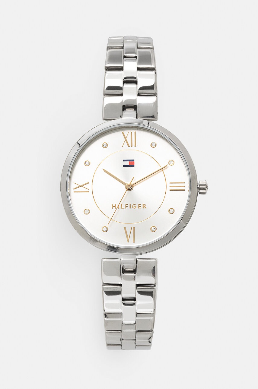 

Часовник Tommy Hilfiger дамски в сребристо 1782683, Сребърен