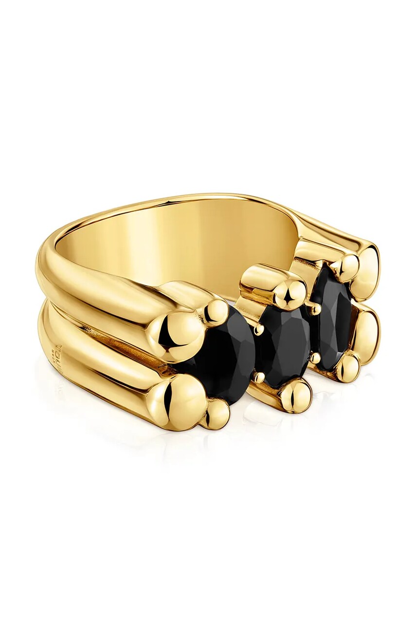 Серебряное кольцо с позолотой Tous 12 Bold Bear Gem 1004228212 Серебряное кольцо с позолотой Tous 12 Bold Bear Gem 1004228212