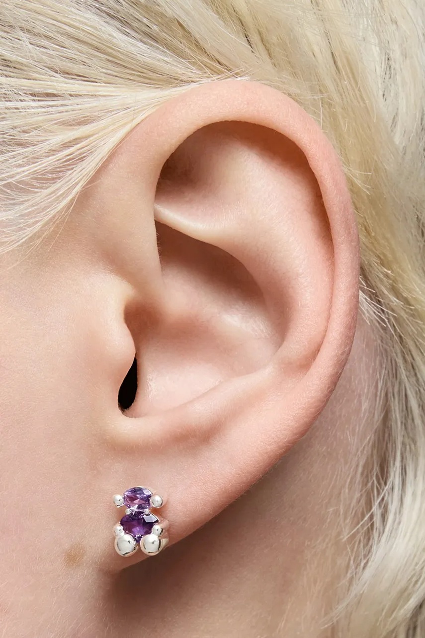 Ασημένια σκουλαρίκια Tous Bold Bear Lab 1004253300 φωτογραφία