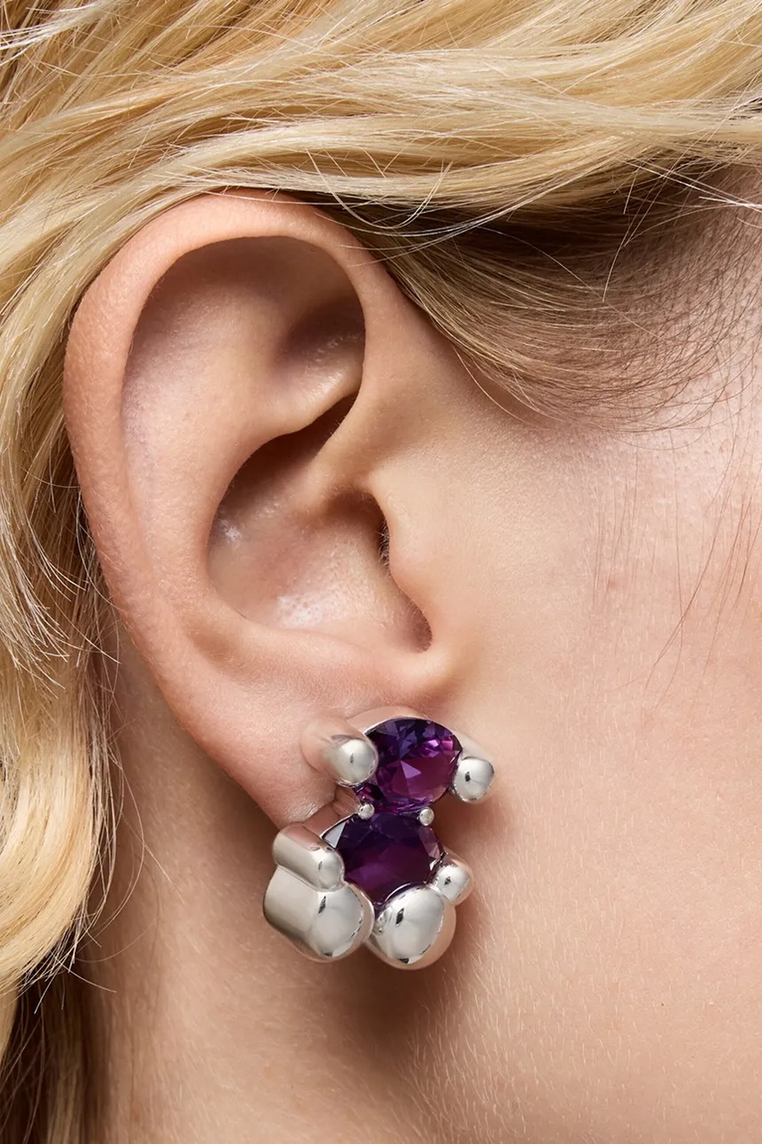 Ασημένια σκουλαρίκια Tous Bold Bear Lab 1004253200 φωτογραφία