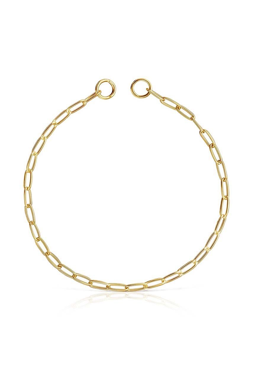 Tous bratara din argint placata cu aur Hold Oval 1004227600