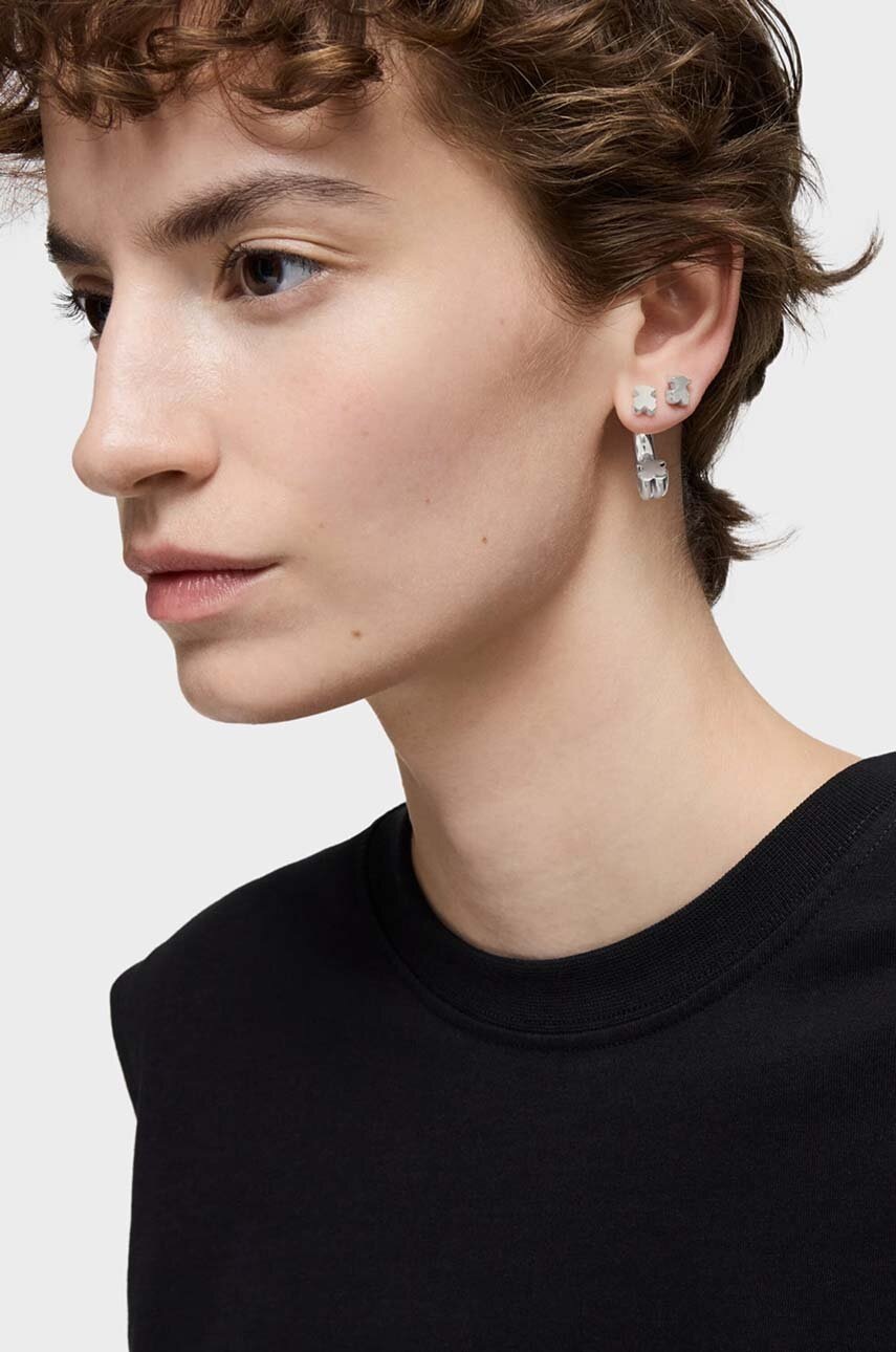 Ασημένια σκουλαρίκια Tous 1950 1004242900 φωτογραφία