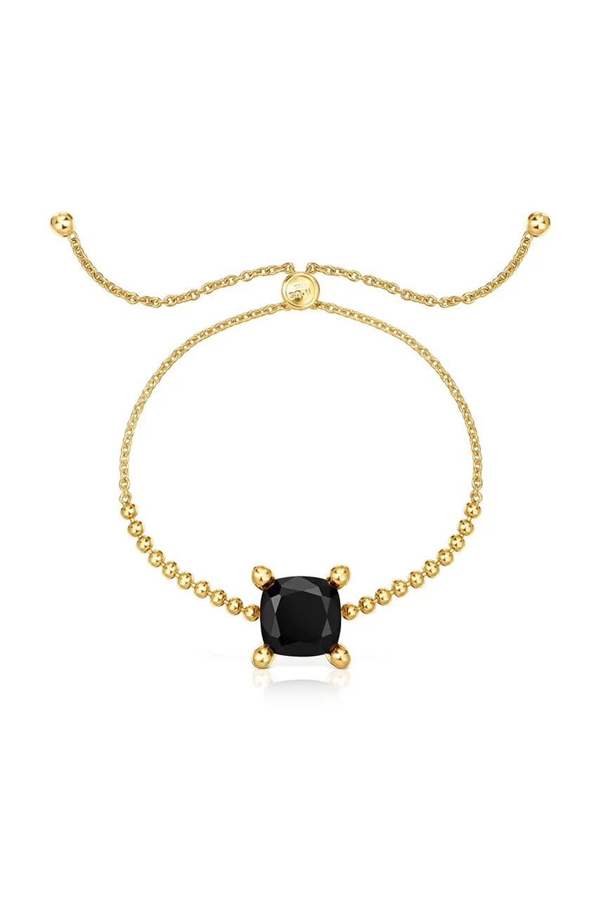 Tous bratara din argint placata cu aur Color Black 1004235300