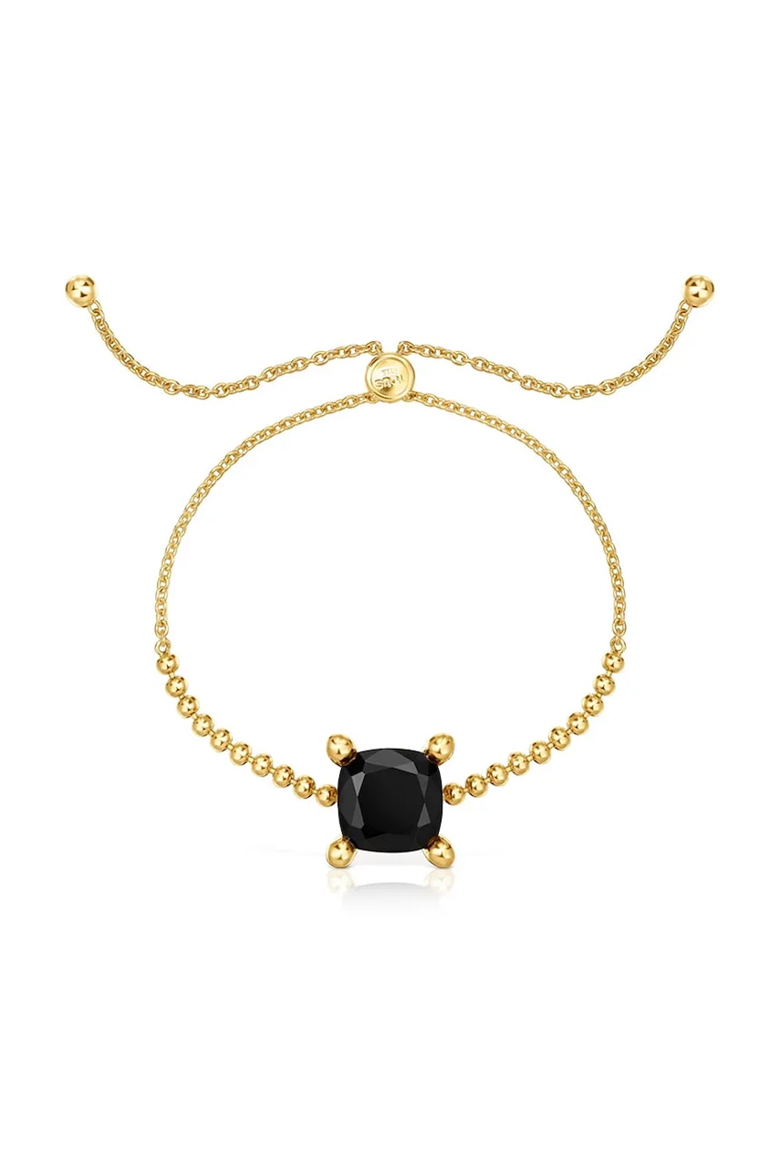 Tous bratara din argint placata cu aur Color Black 1004235300
