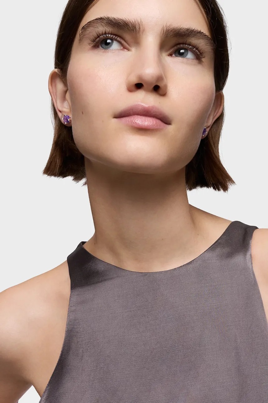 Ασημένια σκουλαρίκια Tous Color Lab 1004249300 φωτογραφία