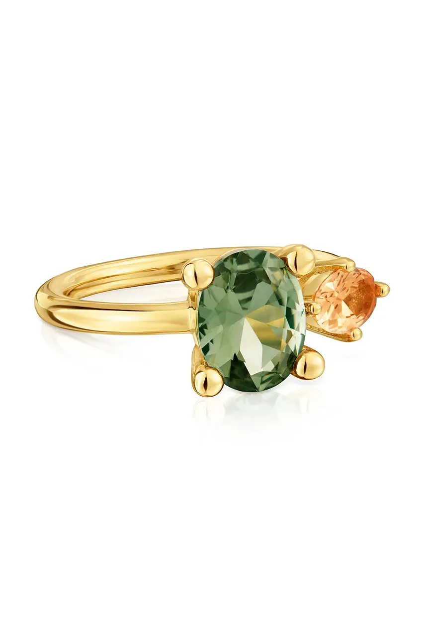 Серебряное кольцо с позолотой Tous 12 Color Lab 1004251412 Серебряное кольцо с позолотой Tous 12 Color Lab 1004251412