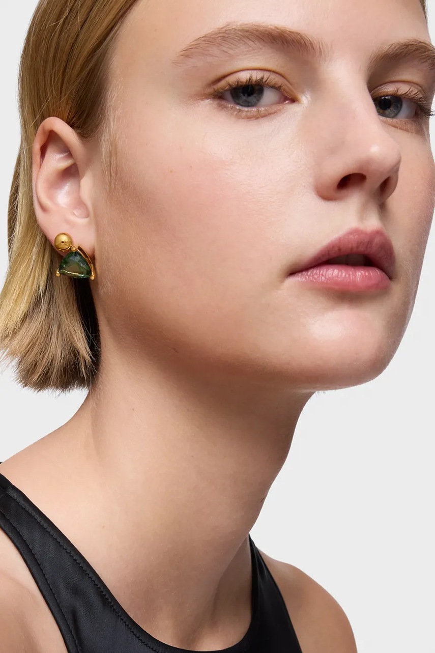 Ασημένια επιχρυσωμένα σκουλαρίκια Tous Color Lab 1004249700 φωτογραφία