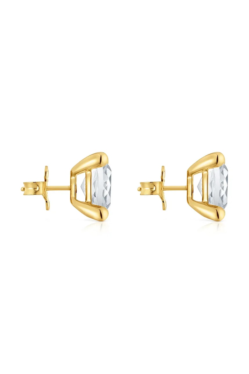 Серебряные серьги с позолотой Tous Color White 1004223000 Серебряные серьги с позолотой Tous Color White 1004223000