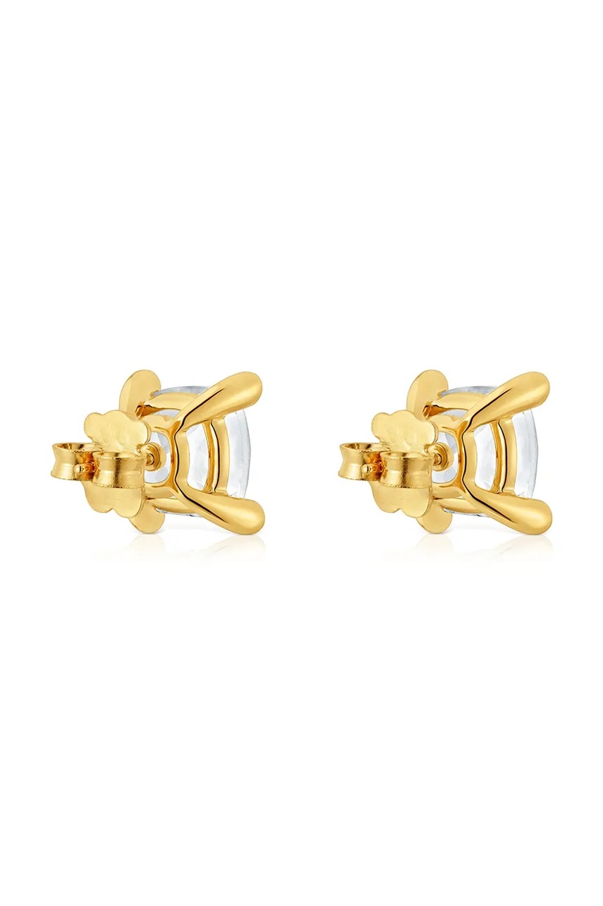 Ασημένια επιχρυσωμένα σκουλαρίκια Tous Color White 1004223000 φωτογραφία