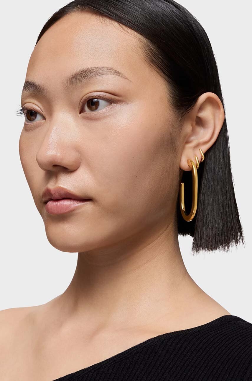 Ασημένια επιχρυσωμένα σκουλαρίκια Tous Line 1004212300 φωτογραφία