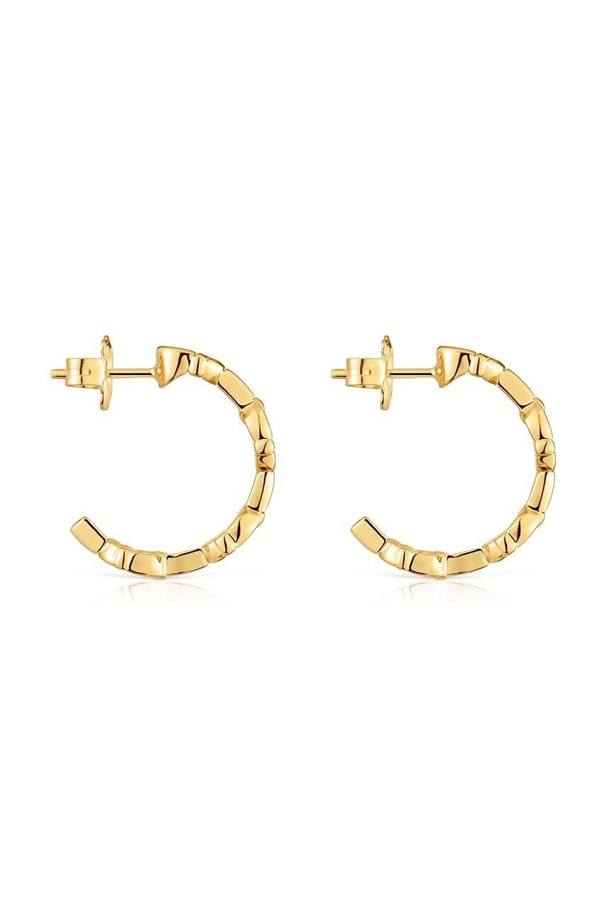 Ασημένια επιχρυσωμένα σκουλαρίκια Tous Manifesto 1004222100 φωτογραφία