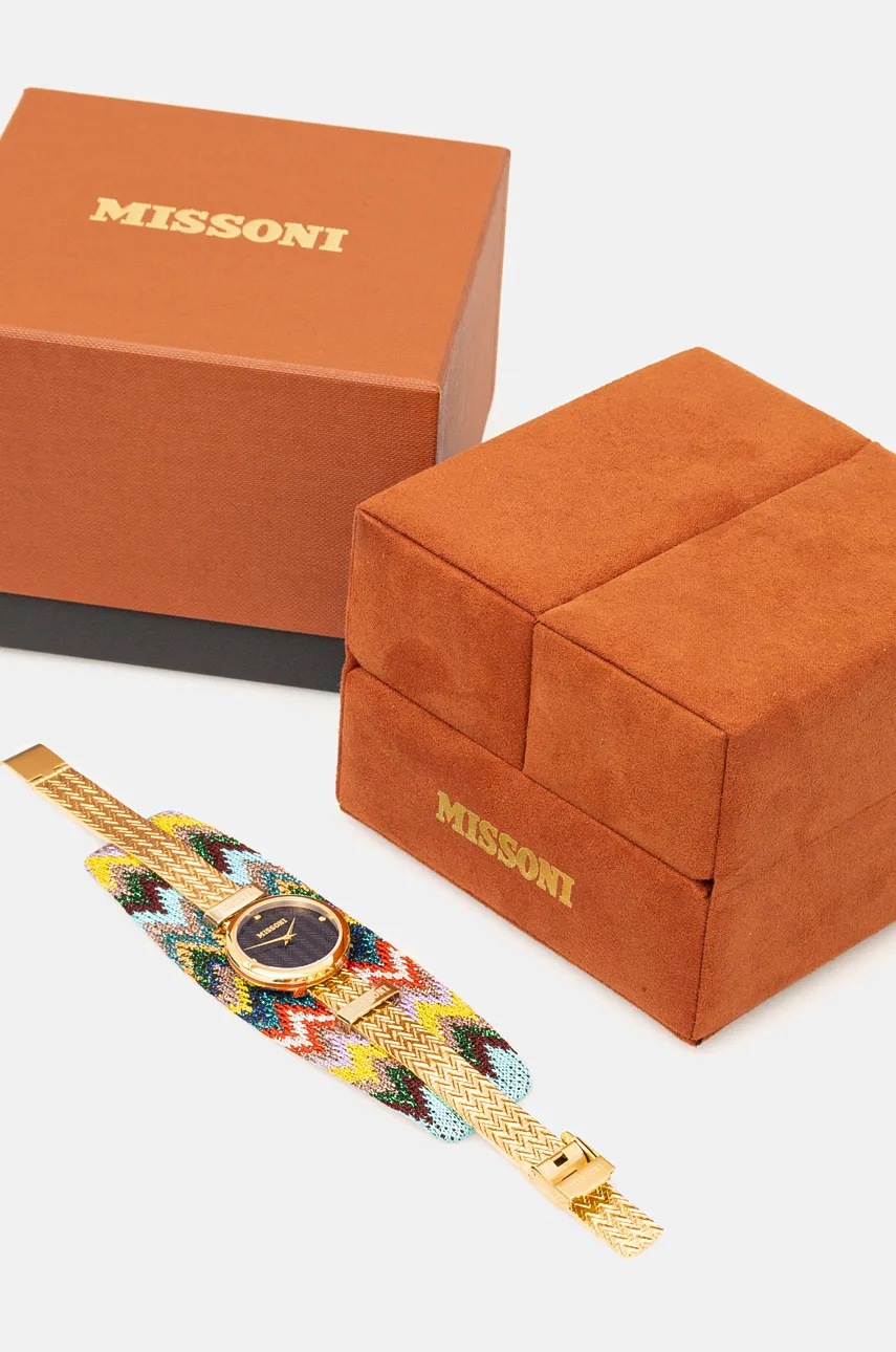 Ρολόι Missoni χρώμα: χρυσαφί, MWY102122 φωτογραφία