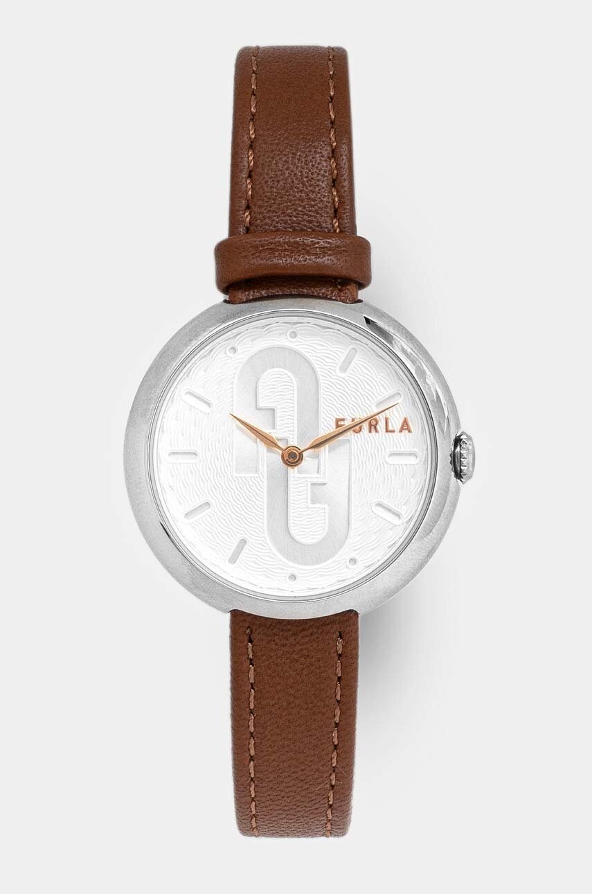 

Часовник Furla дамски в кафяво WW00005001L1, Кафяв
