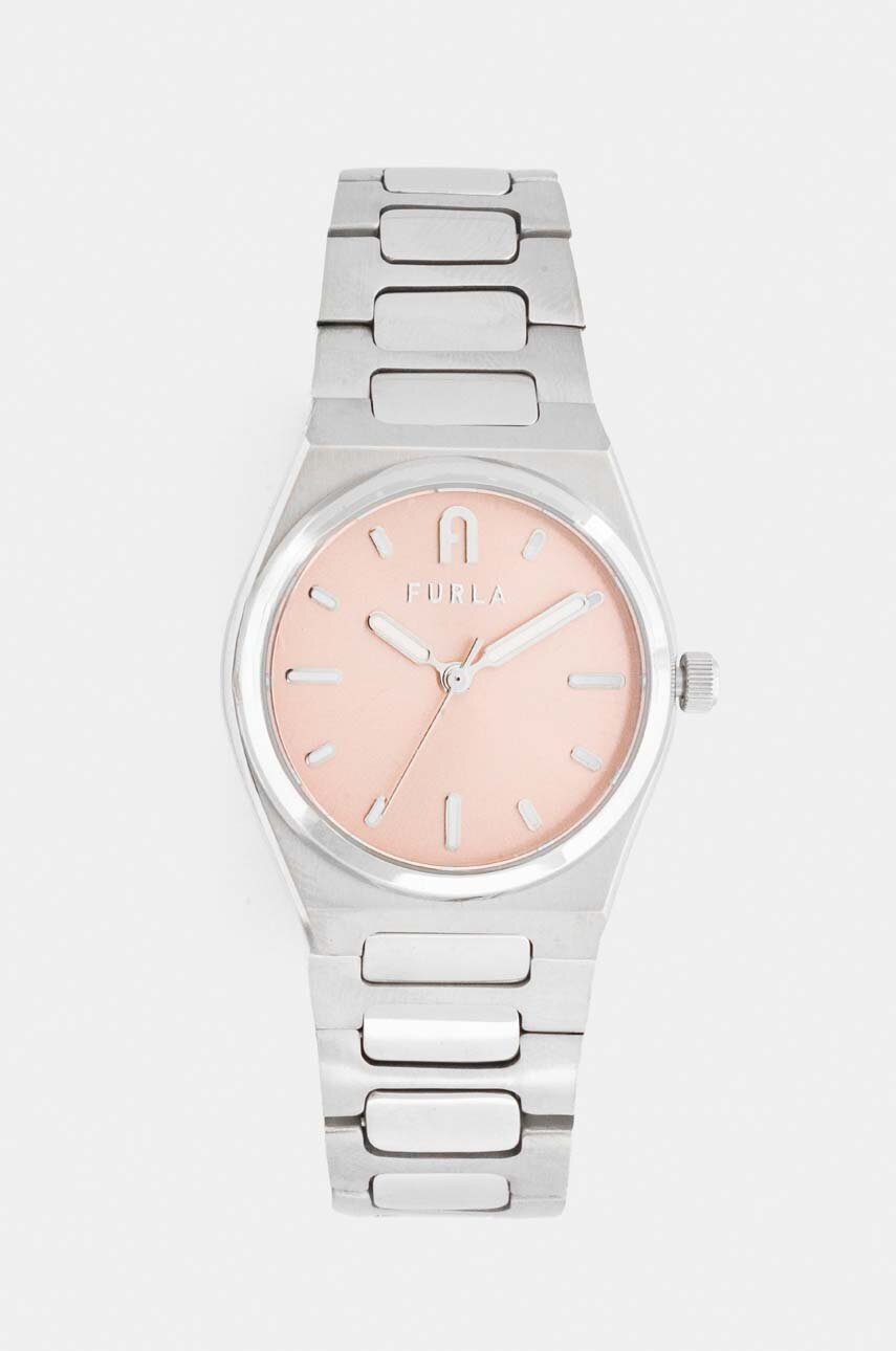 

Часовник Furla дамски в сребристо WW00020011L1, Сребърен