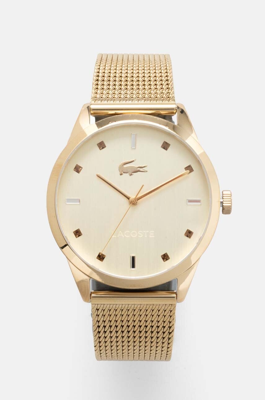 Lacoste ceas femei, culoarea auriu