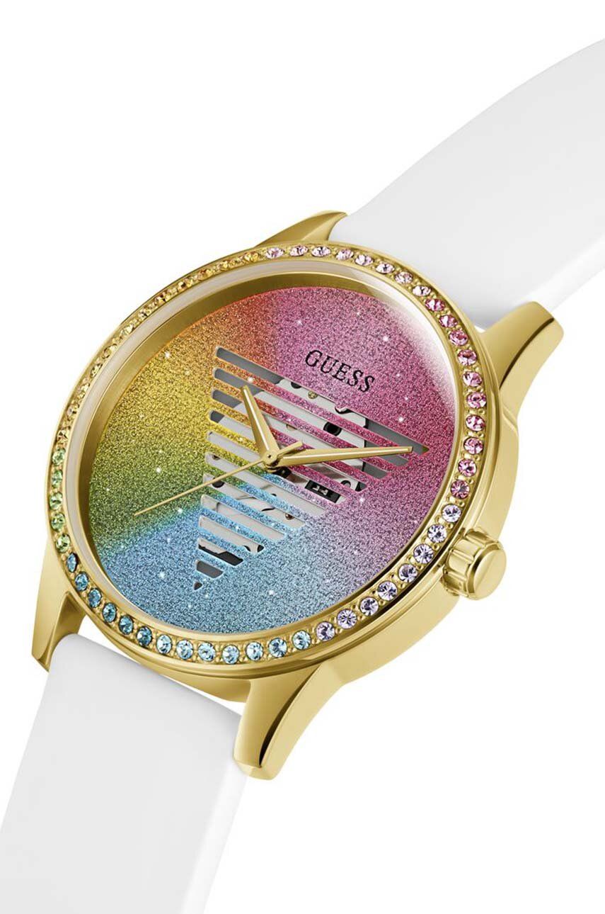 Ρολόι Guess χρώμα: άσπρο, GW0589L1