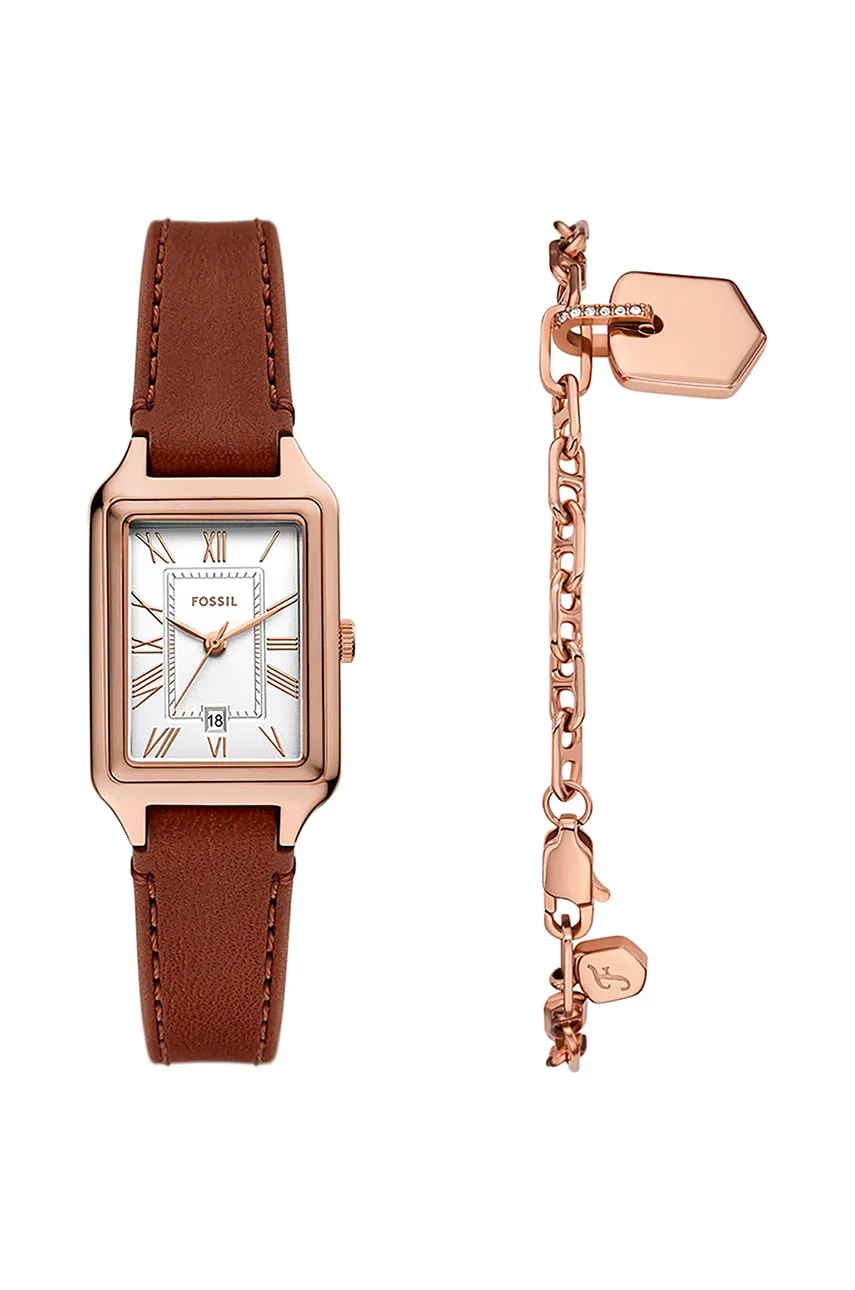 Fossil ceas si bratara culoarea auriu, ES5377SET