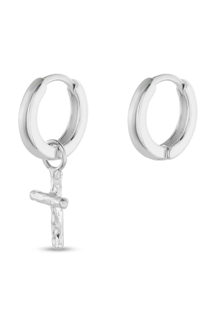 Ασημένια σκουλαρίκια No More φωτογραφία