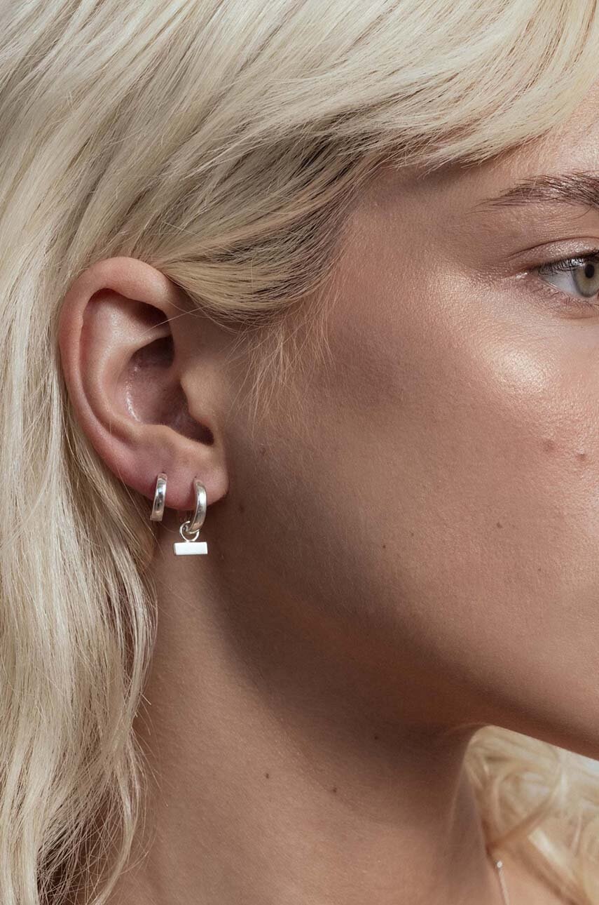 Ασημένια σκουλαρίκια No More ER81SS φωτογραφία