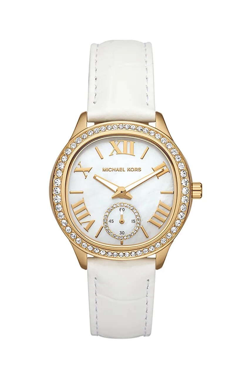 Michael Kors ceas femei, culoarea alb, MK4818