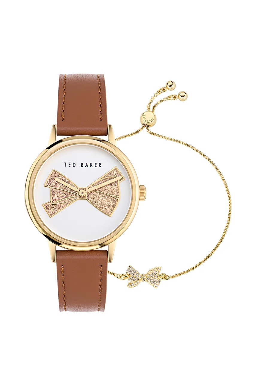 Ted Baker ceas si bratara culoarea bej