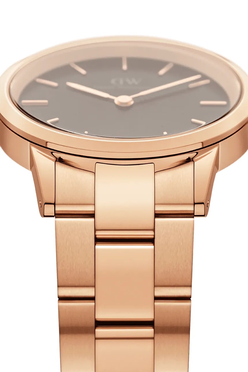 Ρολόι Daniel Wellington Iconic Link 28 χρώμα: χρυσαφί, DW00100214 φωτογραφία