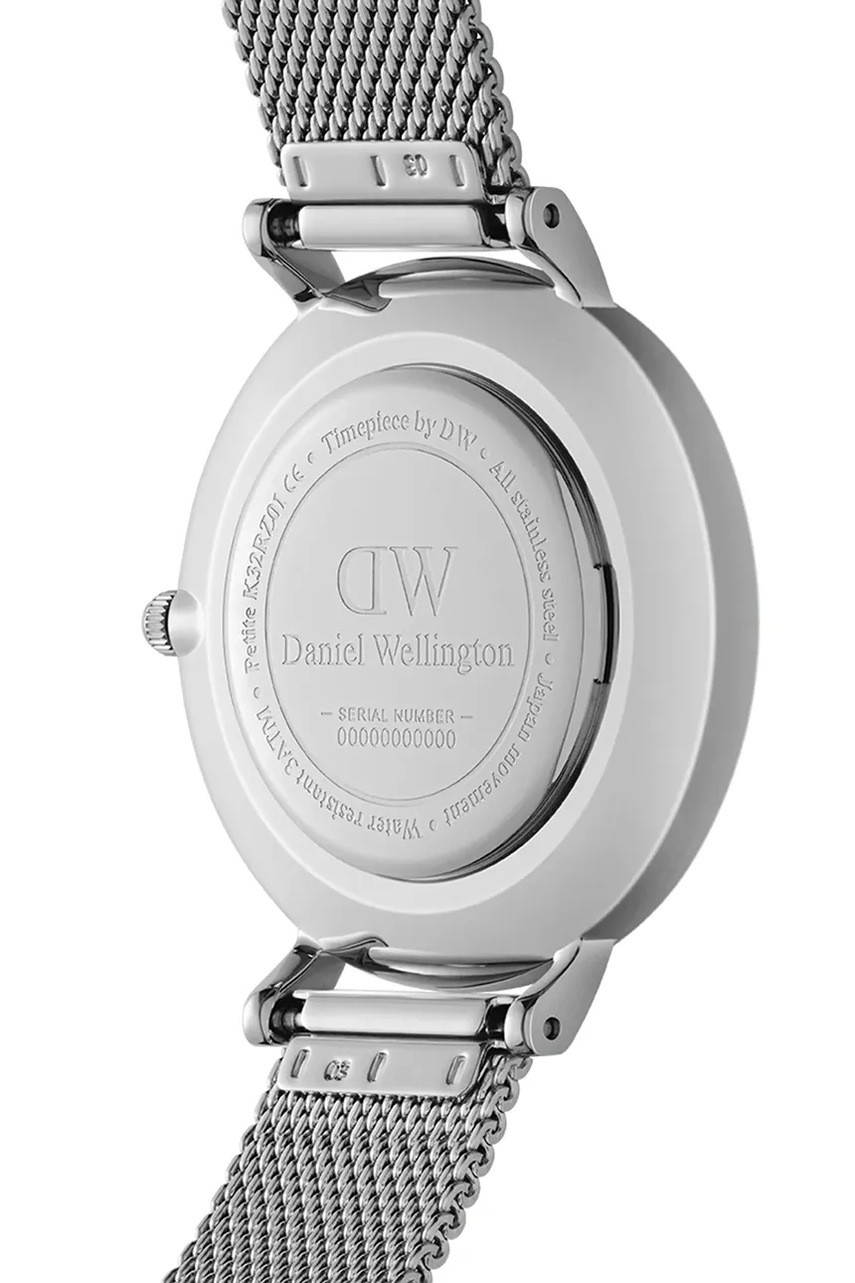 Ρολόι Daniel Wellington Lumine Bezel χρώμα: ασημί, DW00100661 φωτογραφία