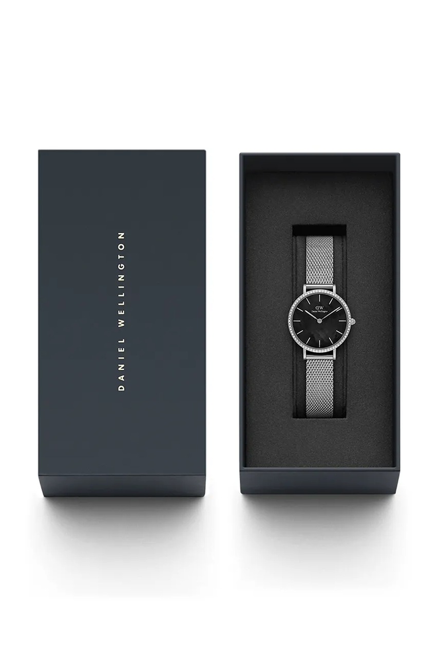Ρολόι Daniel Wellington Lumine Bezel χρώμα: ασημί, DW00100661 φωτογραφία
