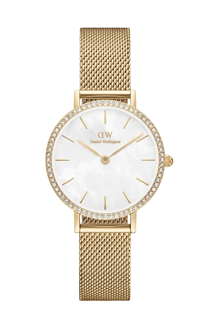 Daniel Wellington ceas Petite Lumine Bezel Evergold femei, culoarea auriu, DW00100662 Daniel Wellington ceas Petite Lumine Bezel Evergold femei, culoarea auriu, DW00100662