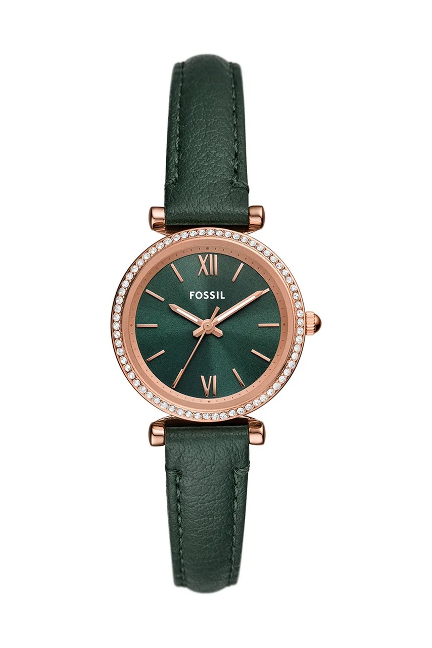 

Часовник Fossil дамски в зелено ES5370, Зелен