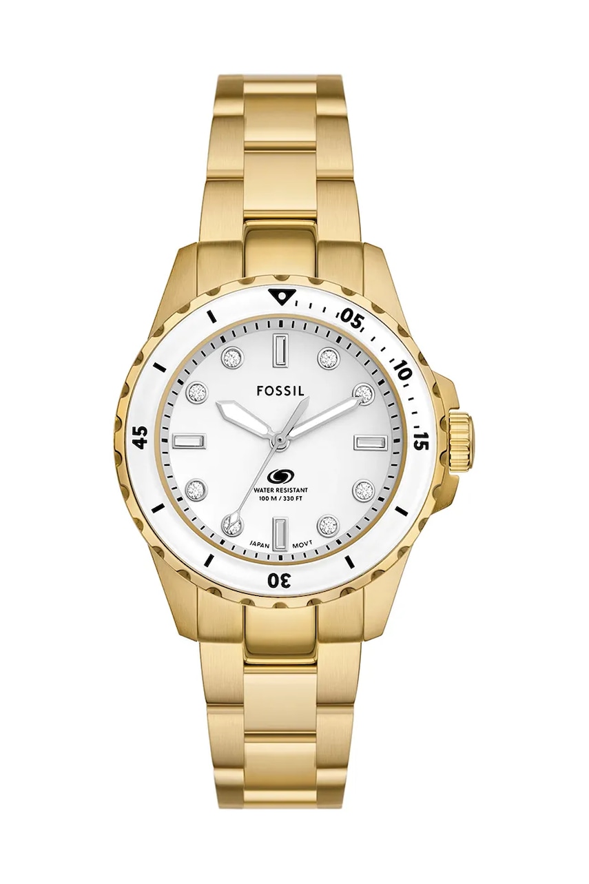 Fossil ceas BLUE DIVE femei, culoarea auriu, ES5350