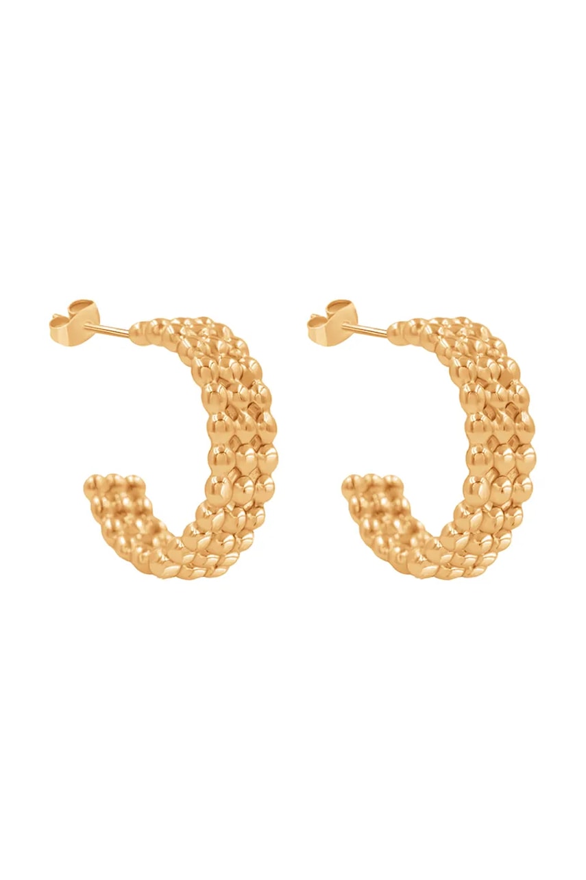 Επιχρυσωμένα σκουλαρίκια Lilou Etno